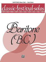 Classic Festival Solos Vol. 1 Baritone BC Solo Part cover